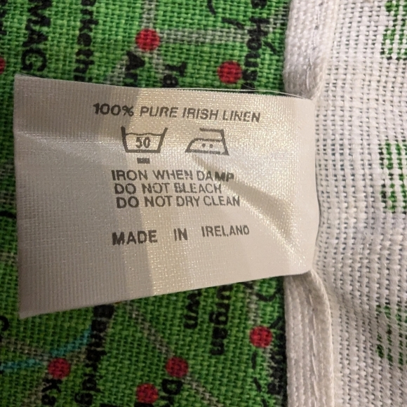 Vintage Ulster Irish Linen Tea Towel Wall Hanging Northern Ireland - Picture 5 of 7